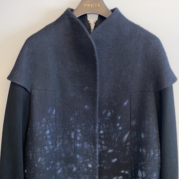 ELIE TAHARI| Minimalist Cocoon Coat - sz M - Picture 3 of 14